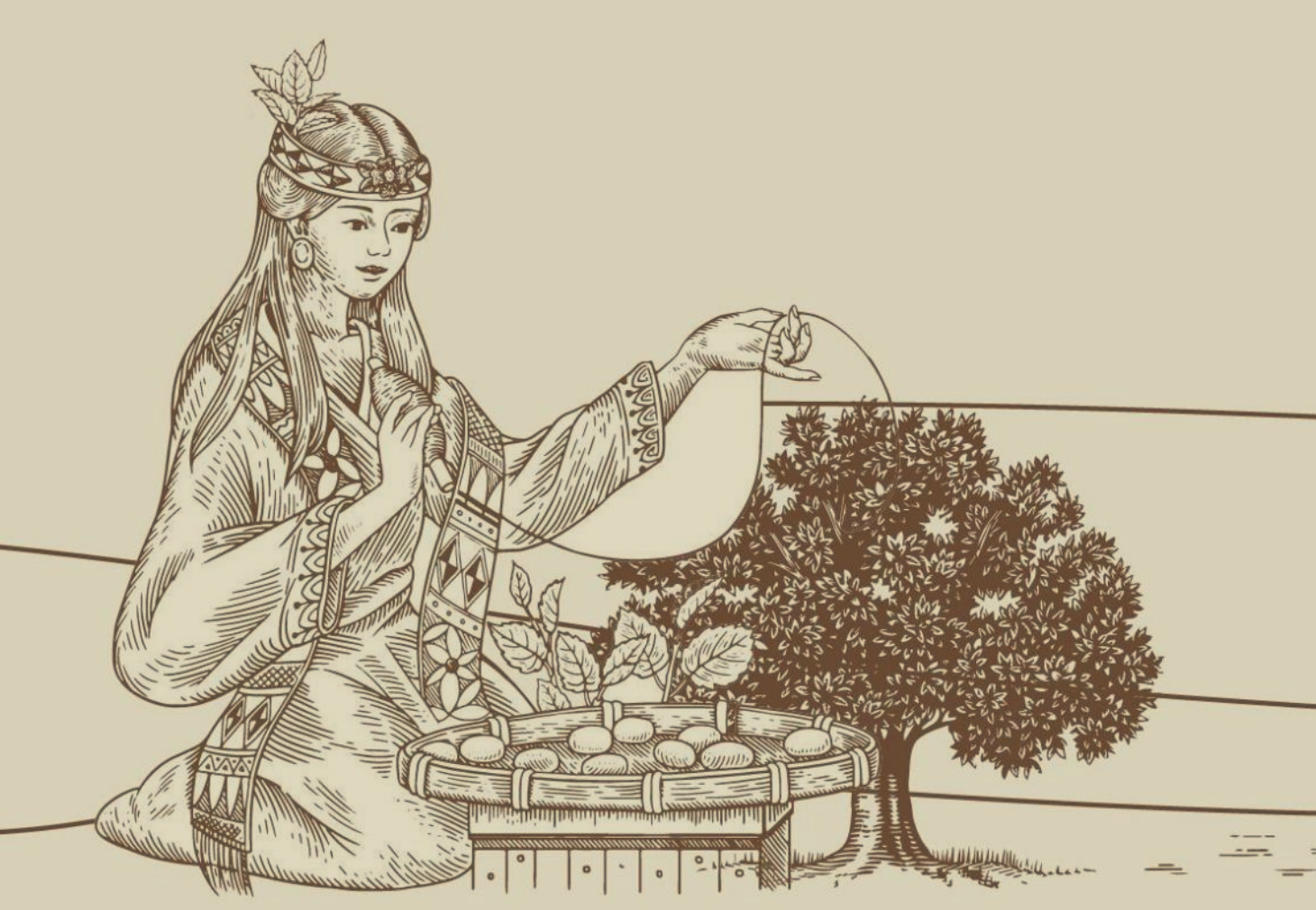 嫘祖 · 先蚕娘娘画像